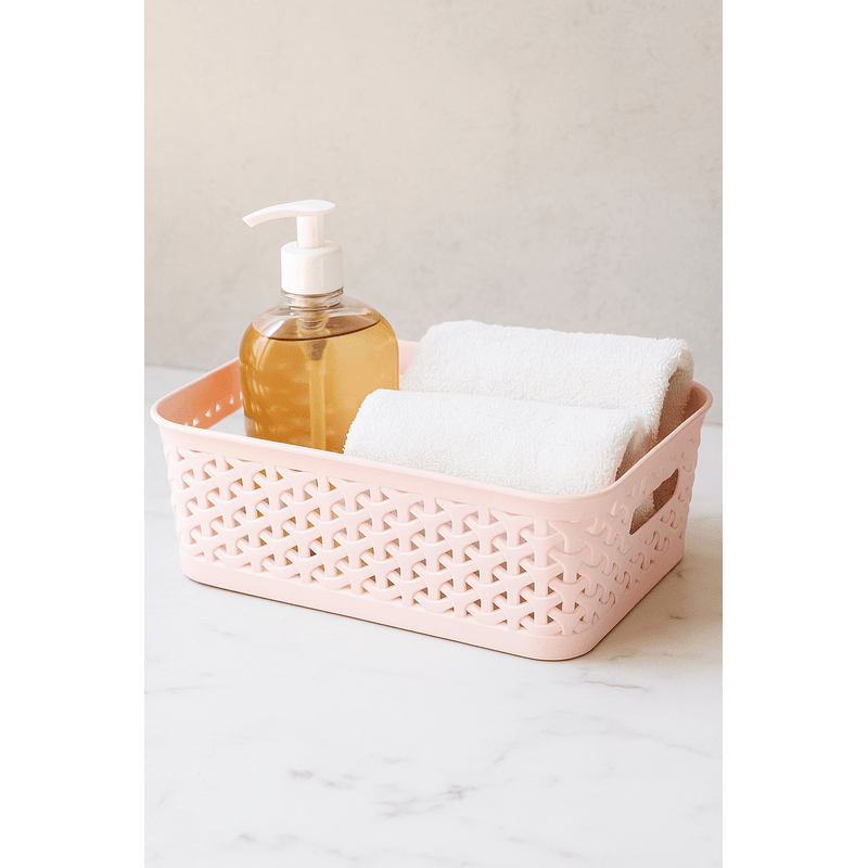 Croma Medium Storage Basket Organizer – Large Capacity Multi-Purpose Storage Bin for Clothes, Toys, Bathroom & Kitchen Essentials