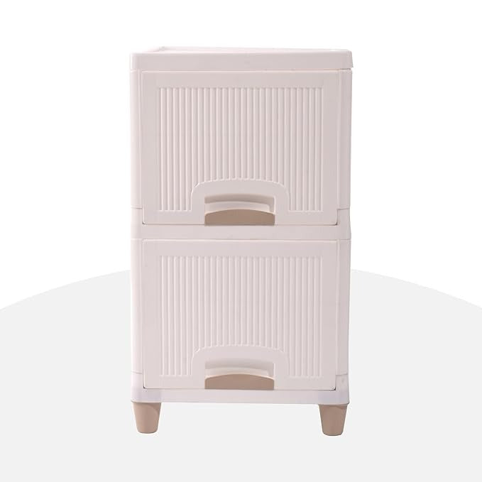 2-Layer Multipurpose Plastic Storage Drawer Organizer for Home, Office & Kids Room [NO COD]
