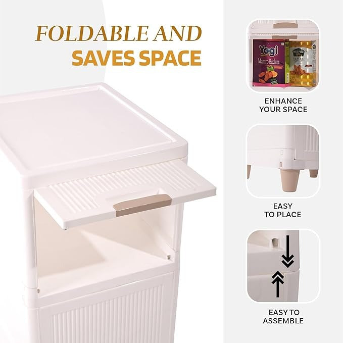 2-Layer Multipurpose Plastic Storage Drawer Organizer for Home, Office & Kids Room [NO COD]
