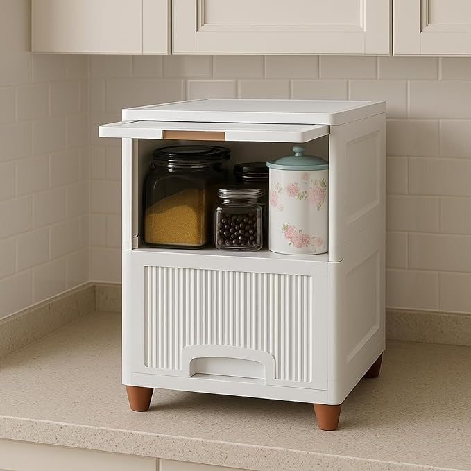 2-Layer Multipurpose Plastic Storage Drawer Organizer for Home, Office & Kids Room [NO COD]