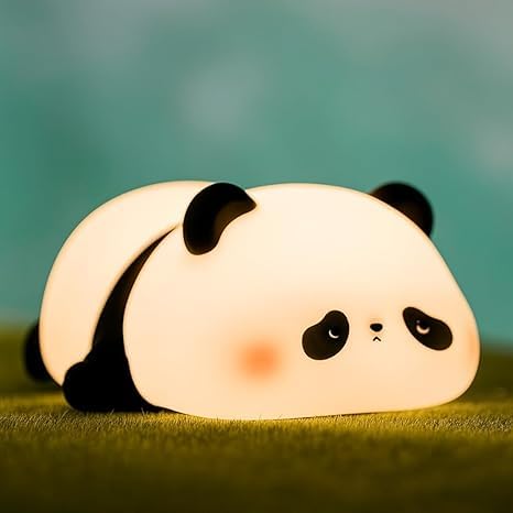 Silicone Night Light for Kids | Silicone Nursery Lamp with 7-Color Changing LED | Soft & Portable Bedside Lamp | Touch Control Rechargeable