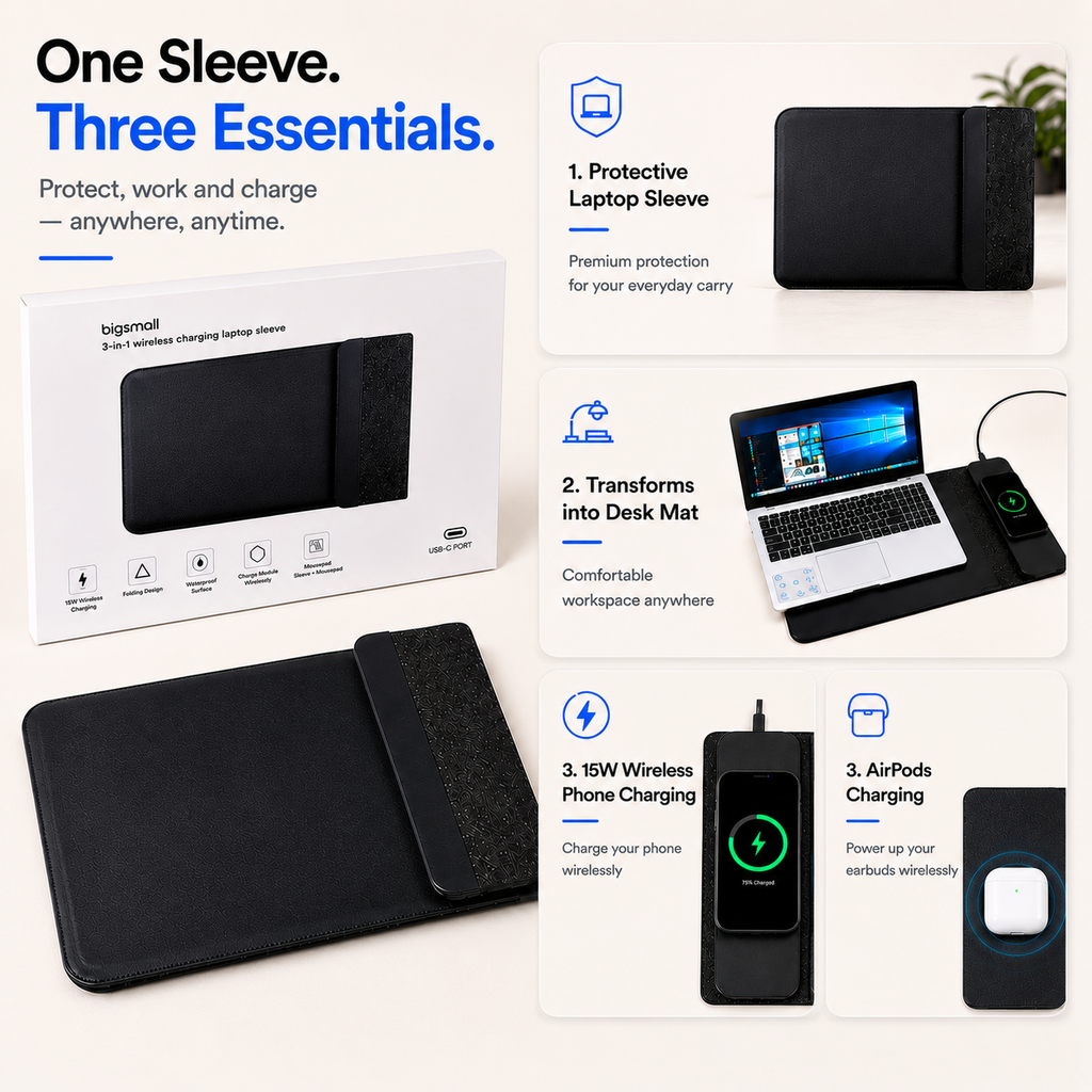 Bigsmall Power Pad Pro Sleeve (3 in 1)