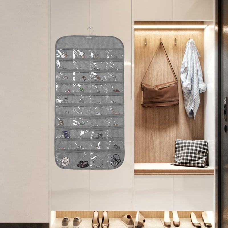 40 Pocket Hanging Organizer – Space-Saving Over-the-Door Closet Storage for Clothes, Shoes, Accessories & More (Pack of 1)
