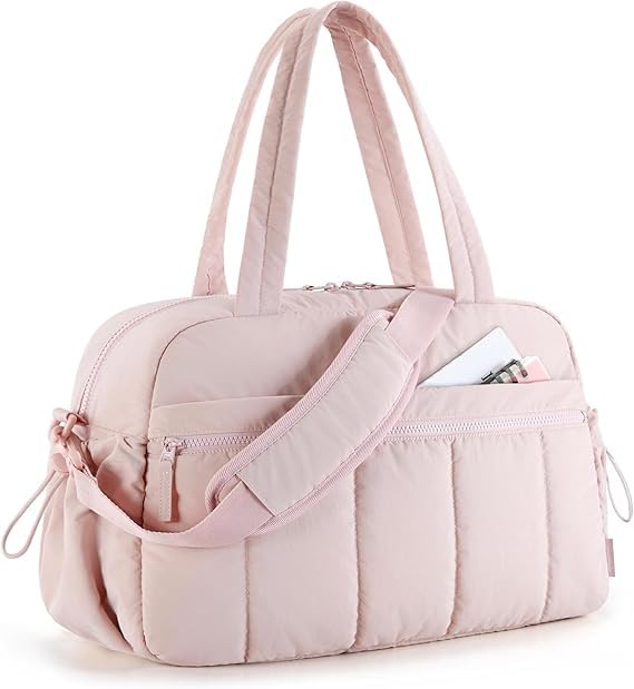 Bag for Women, Duffle Bag for Travel with Wet Pocket, Lightweight Carry on Weekender Duffel, Water Resistant