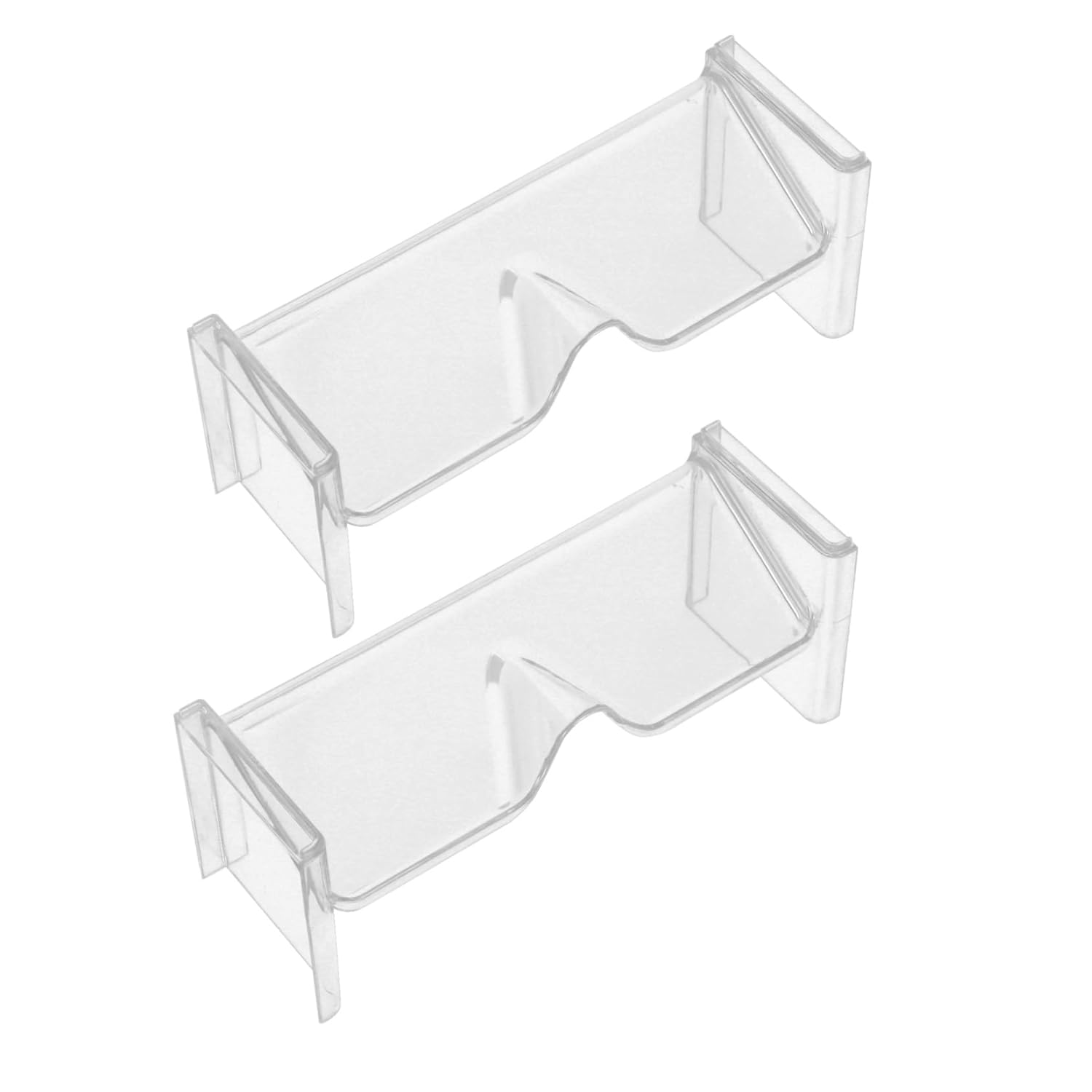 Transparent Sunglass Organizer – Eyeglass Storage Rack & Display Stand for Sunglasses, Spectacles & Eyewear (Pack of 2)