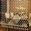 Crystomist Cm 100% Glass Drops, Acrylic Crystal Beads Curtain With 30 Mm Glass Drops  Transparent
