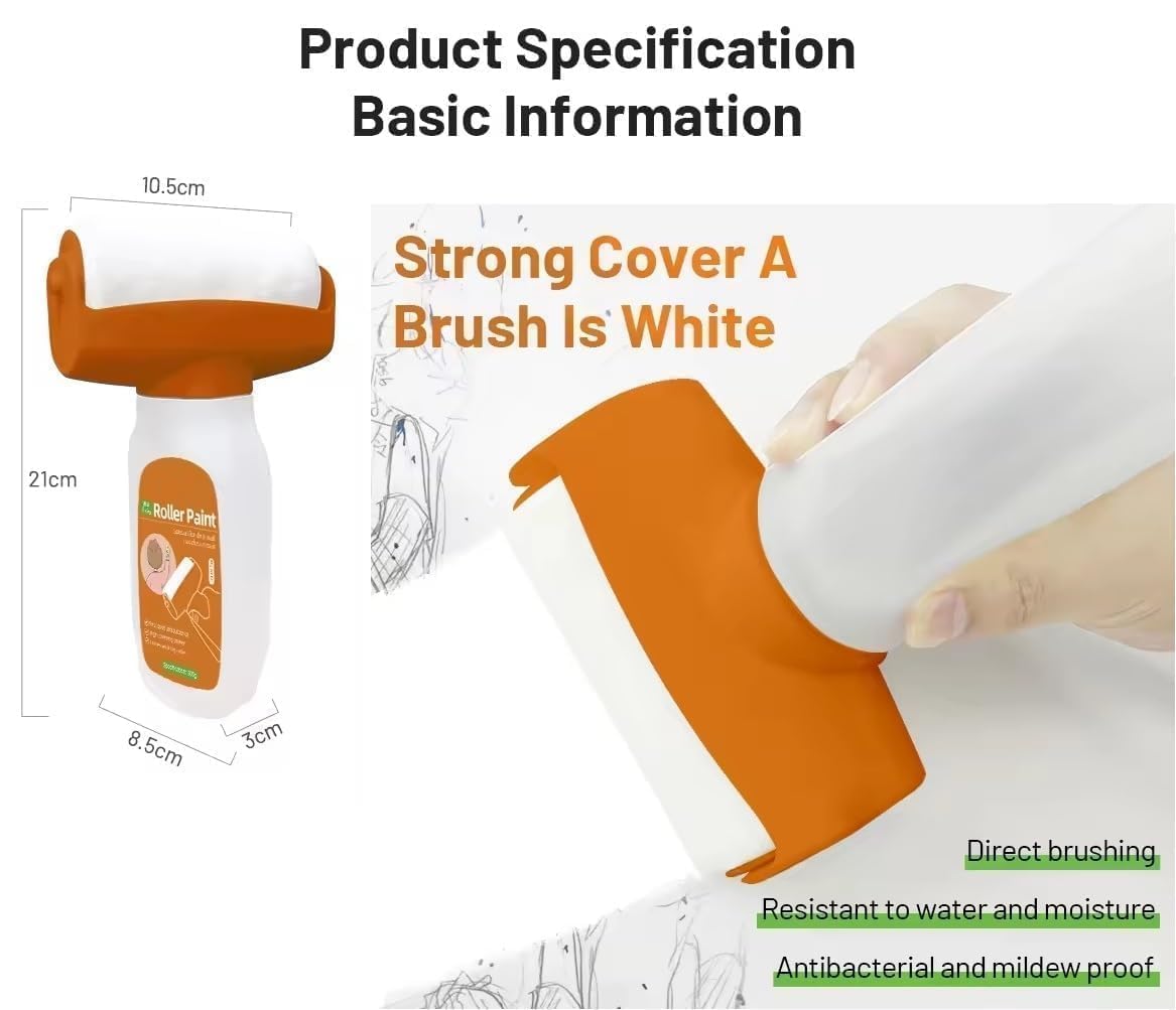 Wall Repair Roller Paint Household Supply Cleaning Tool Water Based Latex Renovation with Roller Multifunctional Paint Roller
