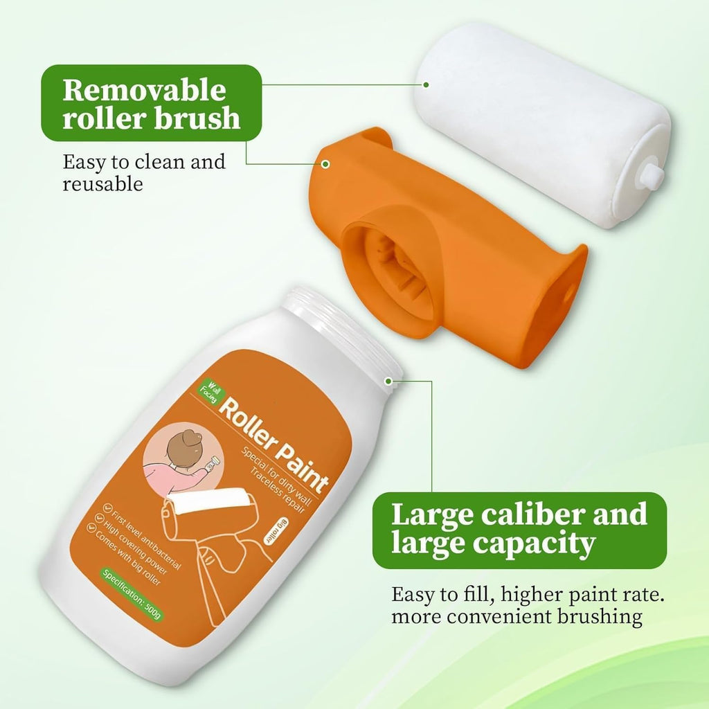Wall Repair Roller Paint Household Supply Cleaning Tool Water Based Latex Renovation with Roller Multifunctional Paint Roller