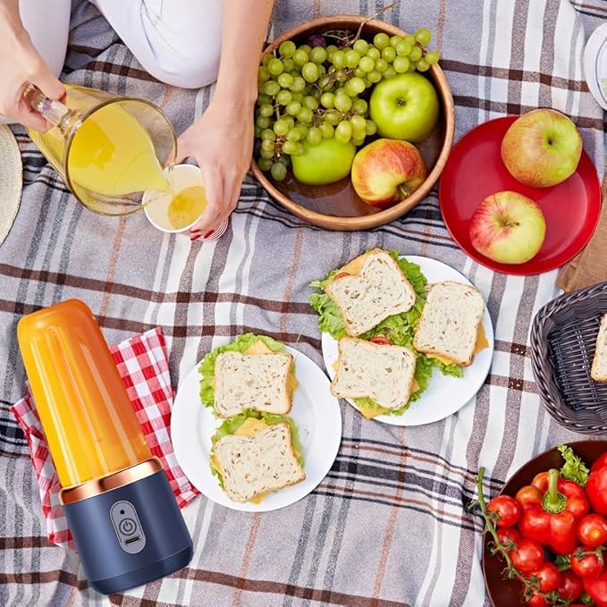 Portable Blender for Smoothies & Juices | 400ML Compact Jar for Soft Fruits | 40W Motor