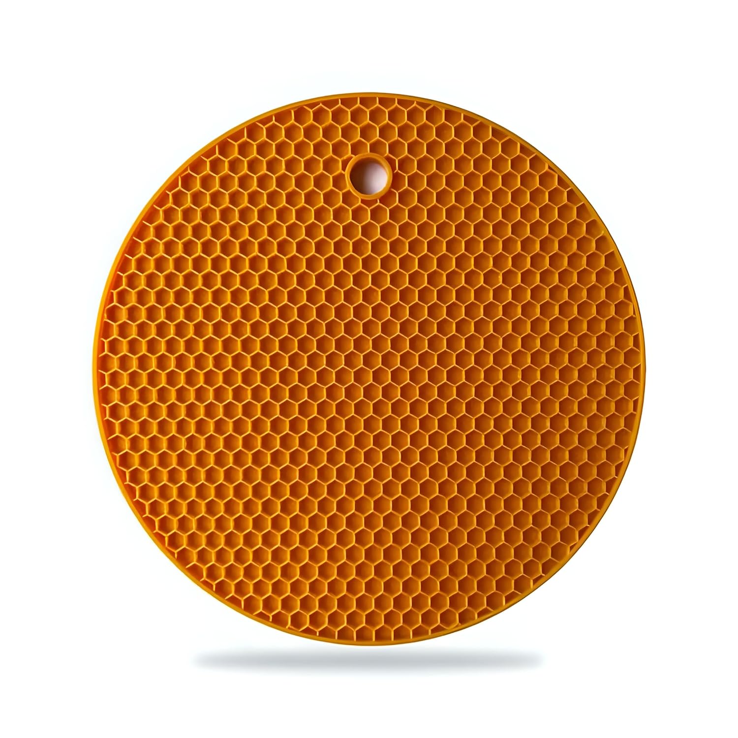 4 Pcs Heat Resistant Silicone Hot Mat – Durable Round Silicone Trivet Mats for Kitchen & Dining Table (Random color)