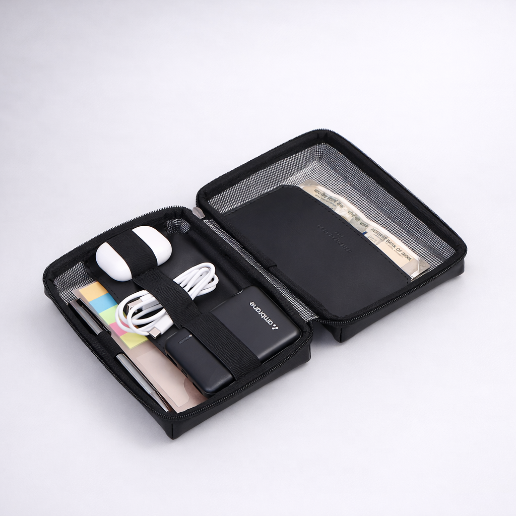 Leather Gadget Organizer
