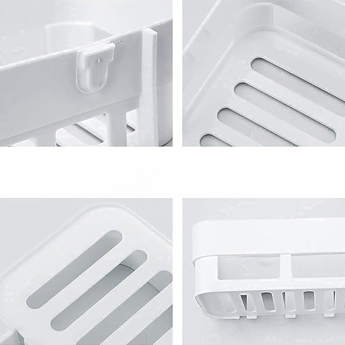 Wall-Mounted Bathroom Shelf – Space-Saving Storage Rack (Random color - Pack of 1)