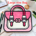 Large Party Favor Bag with Handle – Durable Plastic Goodie Bag for Candy, Cookies, Snacks, Jewelry & Return Gifts (Pack of 1)