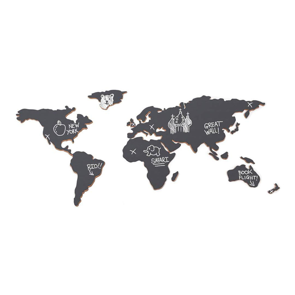 Chalkboard Map DIY - bigsmall.in