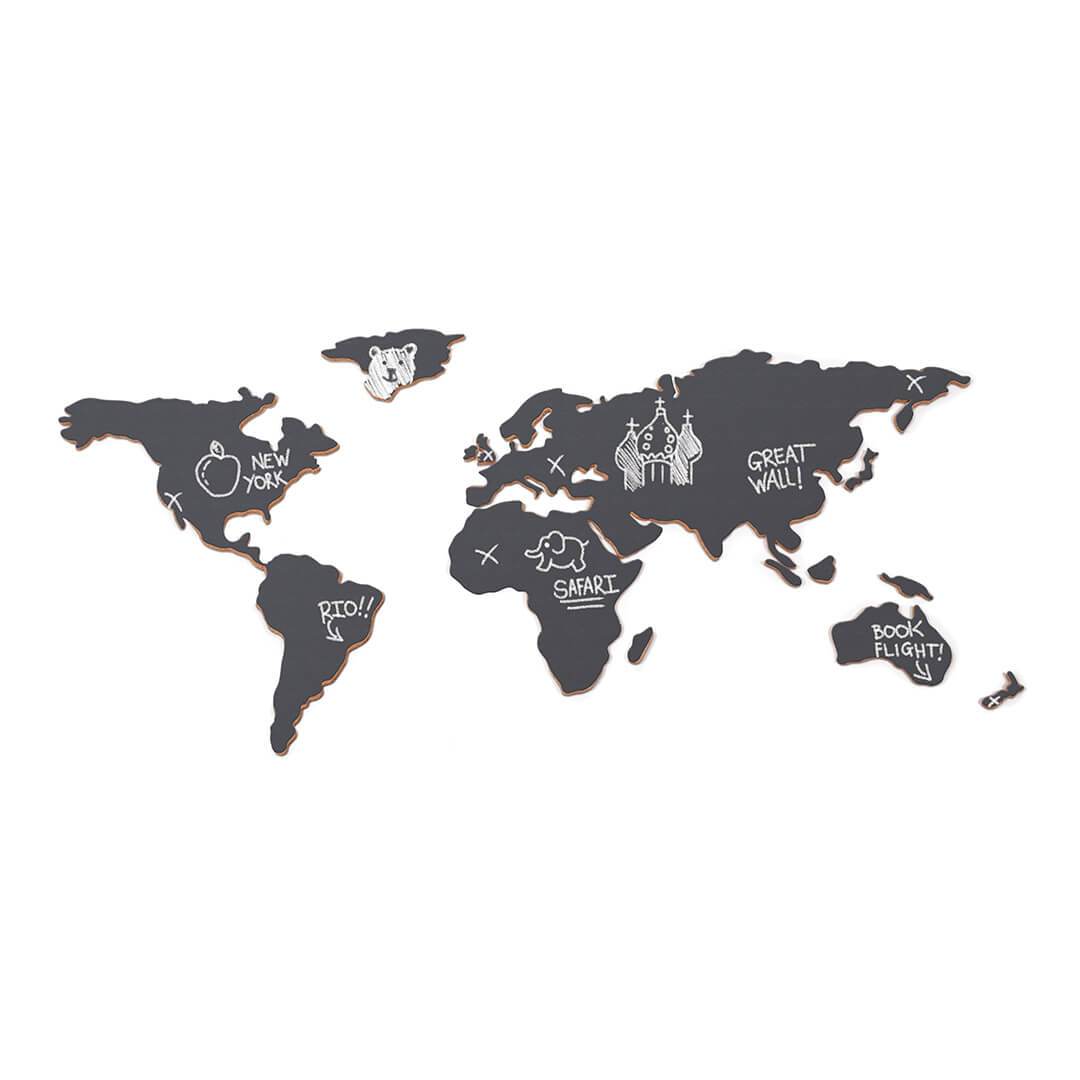 Chalkboard Map DIY - bigsmall.in