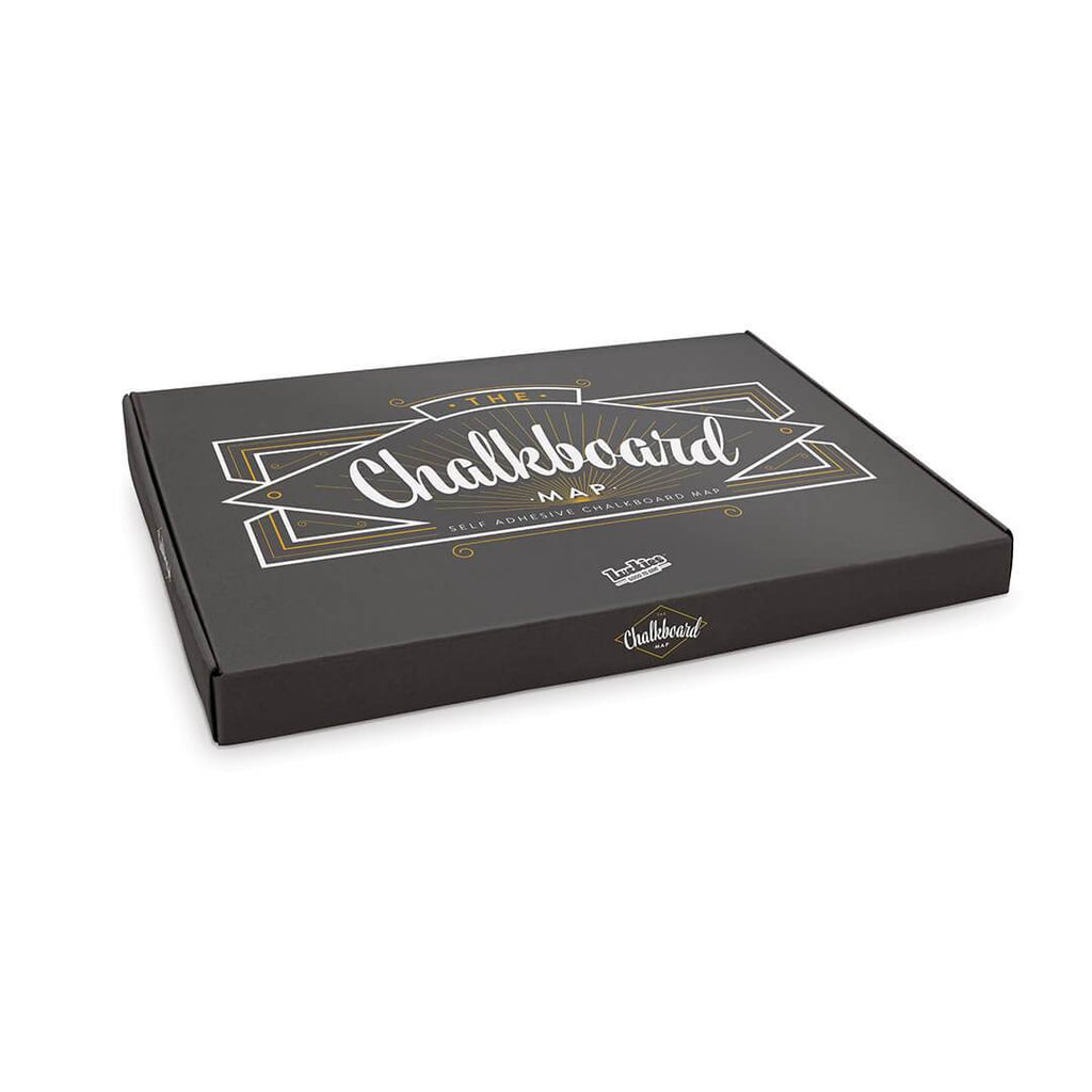 Chalkboard Map DIY - bigsmall.in