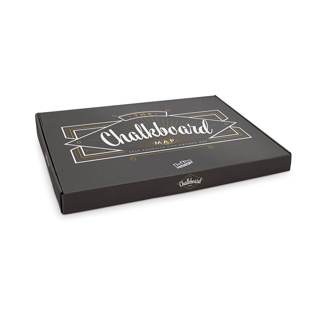 Chalkboard Map DIY - bigsmall.in