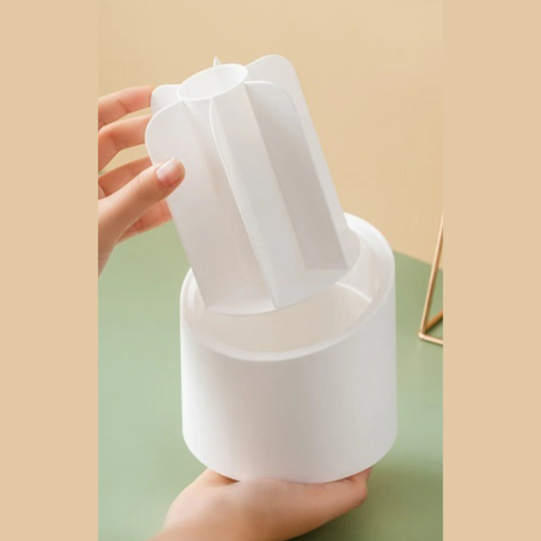 Multifunction 360° Rotating Desktop Storage Box – Makeup Organizer, Office Stationery Holder & Accessories Stand (Pack of 1)