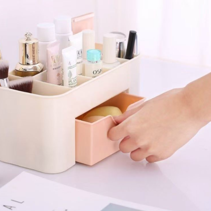 Plastic Desktop Multipurpose Organizer – Office & Home Desk Storage for Stationery, Accessories & Small Items (Pack of 1)