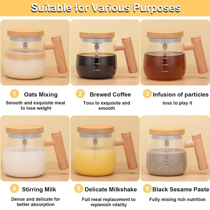 Transparent Hemico 400 ML Electric Mixing Cup