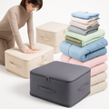 Space-Saving Cloth Storage Bag (Big) – Foldable, Dustproof & Large Capacity Wardrobe Organizer (Random color-Pack of 1)