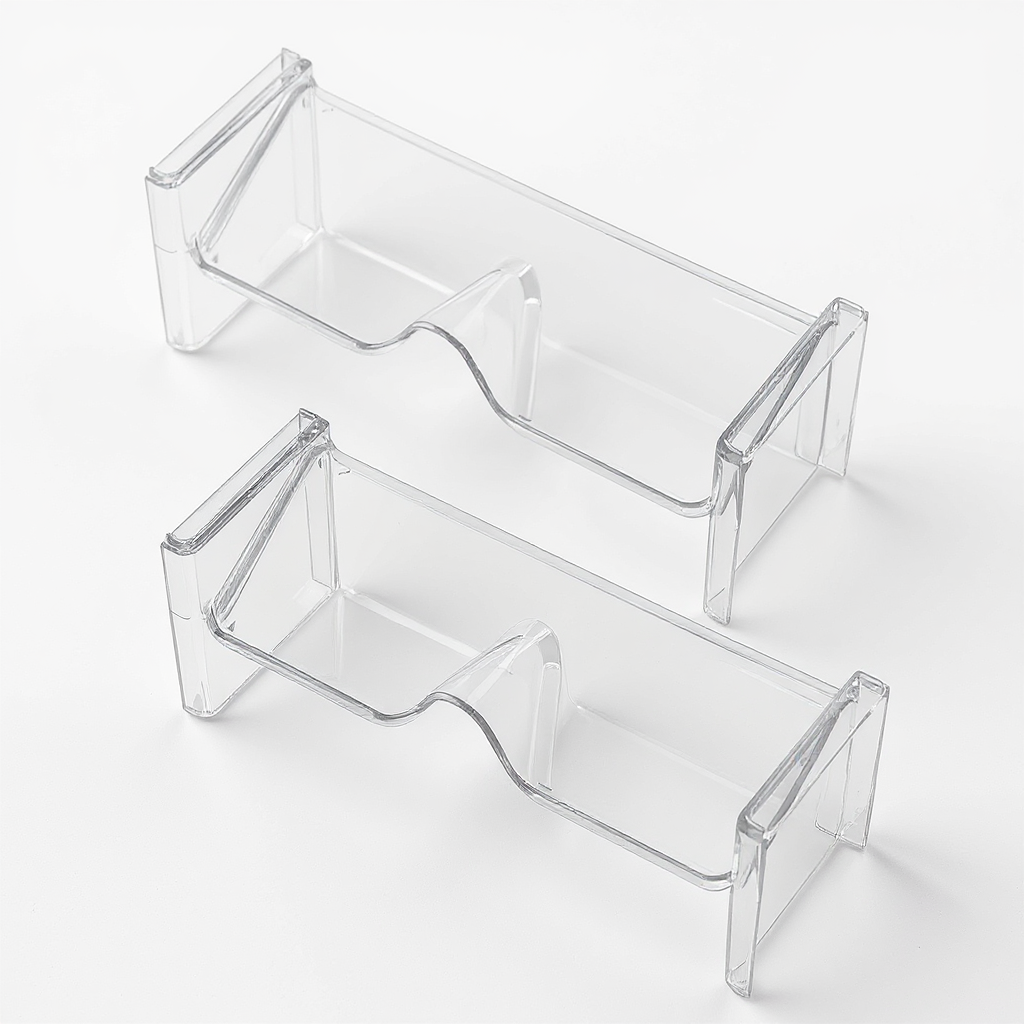 Transparent Sunglass Organizer – Eyeglass Storage Rack & Display Stand for Sunglasses, Spectacles & Eyewear (Pack of 2)