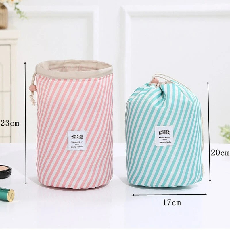 Travel Packing Dresser Pouch | Oxford Fabric Drawstring Storage Bag | Multipurpose Travel Organizer (Random Print- Pack of 1)