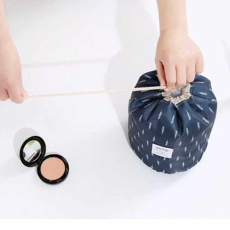 Travel Packing Dresser Pouch | Oxford Fabric Drawstring Storage Bag | Multipurpose Travel Organizer (Random Print- Pack of 1)