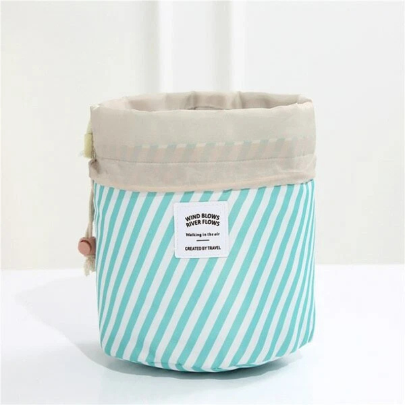 Travel Packing Dresser Pouch | Oxford Fabric Drawstring Storage Bag | Multipurpose Travel Organizer (Random Print- Pack of 1)