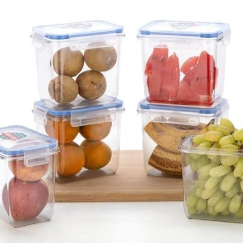 Airtight Seal-It 1000 ml Lock & Lock Food Container – Set of 2 – Leak-Proof, Freezer & Microwave Safe