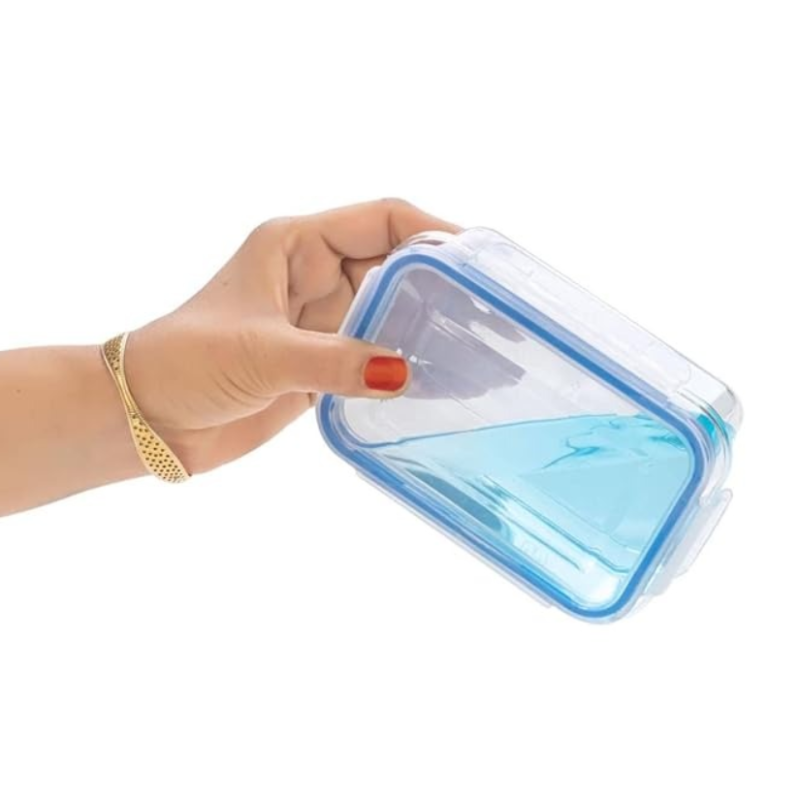 Airtight Seal-It 500 ml Lock & Lock Food Container – Set of 3 – Leak-Proof, BPA-Free Storage Boxes