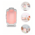 Cute Mini Suitcase Storage Box – Travel Organizer, Coin Bank & Gift Toy for Girls - Portable Cosmetic & Jewelry Holder
