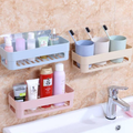 Wall-Mounted Bathroom Shelf – Space-Saving Storage Rack (Random color - Pack of 1)