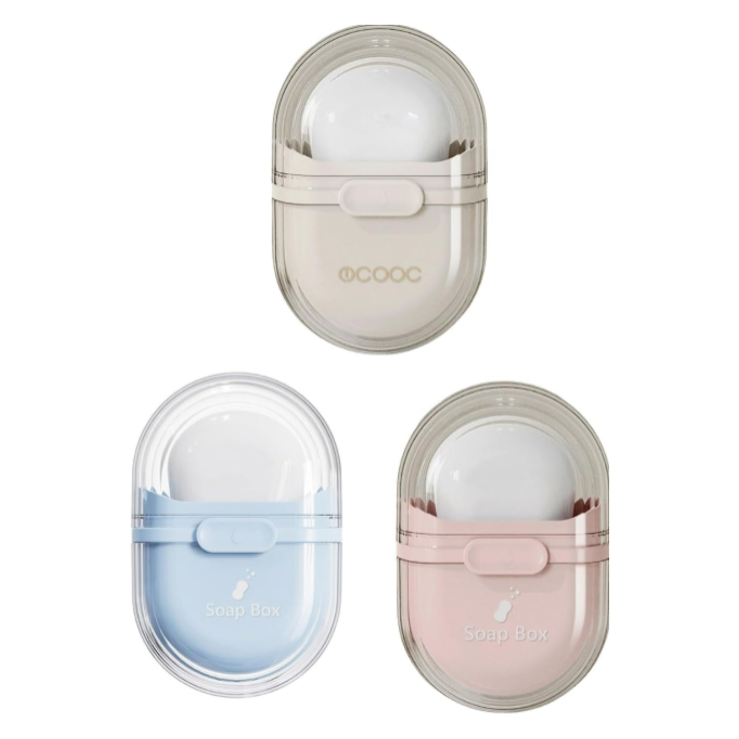Portable Soap Dish Sealed Storage Box – Travel & Home Bathroom Soap Organizer (Random Color-Pack of 1)