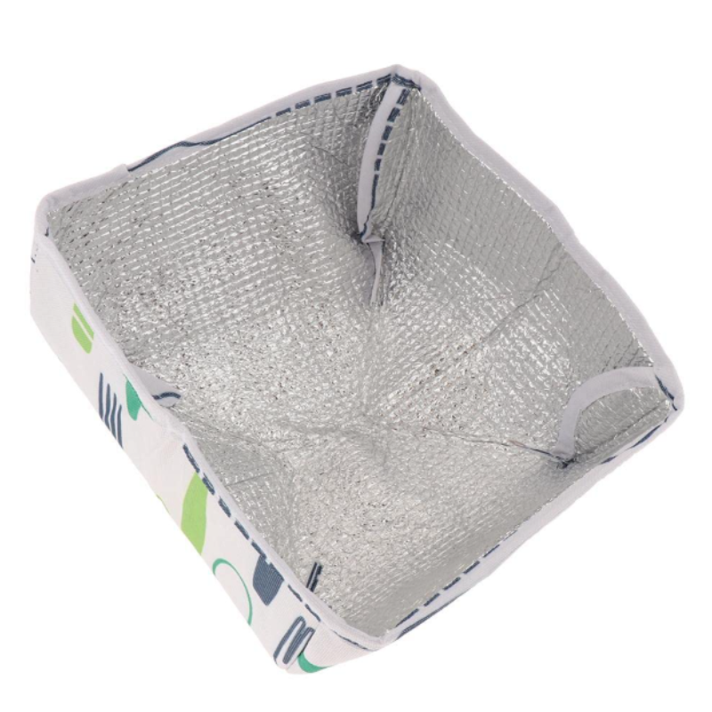 Insulated Food Cover | Foldable Thermal Food Cover for Roti, Chapati & Meals | Keeps Food Warm & Fresh (Random Print-Pack of 1)