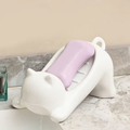 Dog Shaped Soap Dish Tray – Cute Bathroom Soap Holder with Drainage | Durable Plastic Soap Stand for Bathroom & Kitchen