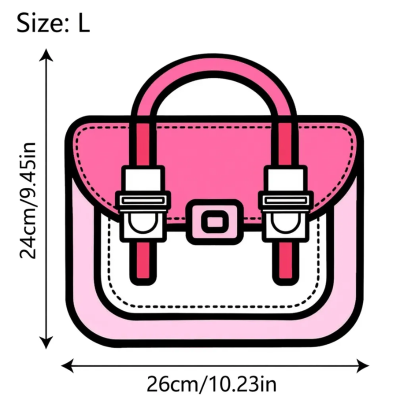 Large Party Favor Bag with Handle – Durable Plastic Goodie Bag for Candy, Cookies, Snacks, Jewelry & Return Gifts (Pack of 1)