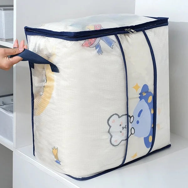 Transparent Quilt Storage Bag - Vertical