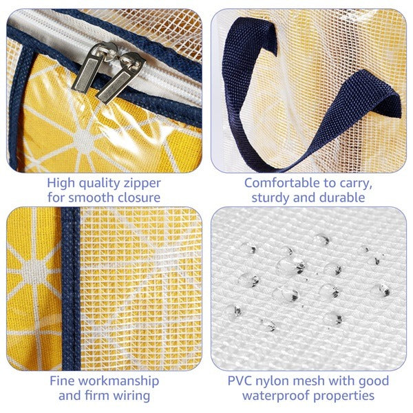Transparent Quilt Storage Bag - Vertical