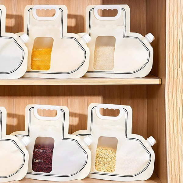 Airtight Cereal Storage Bag – Kitchen Organizer for Rice, Grains & Snacks ( Pack of 1 )