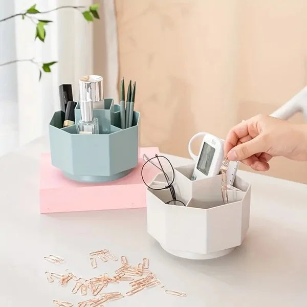 Rotating Desktop Stationery Storage Box