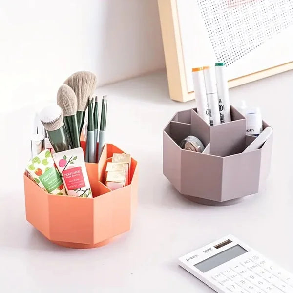 Rotating Desktop Stationery Storage Box