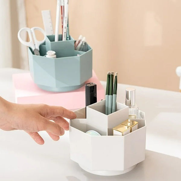 Rotating Desktop Stationery Storage Box
