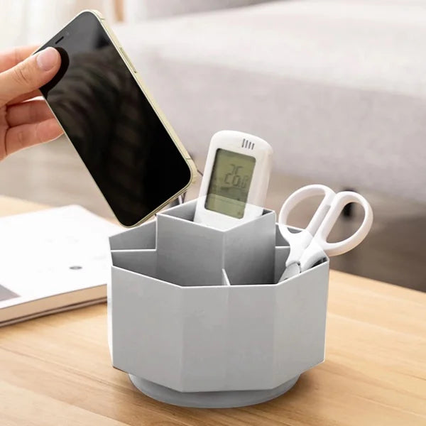 Rotating Desktop Stationery Storage Box