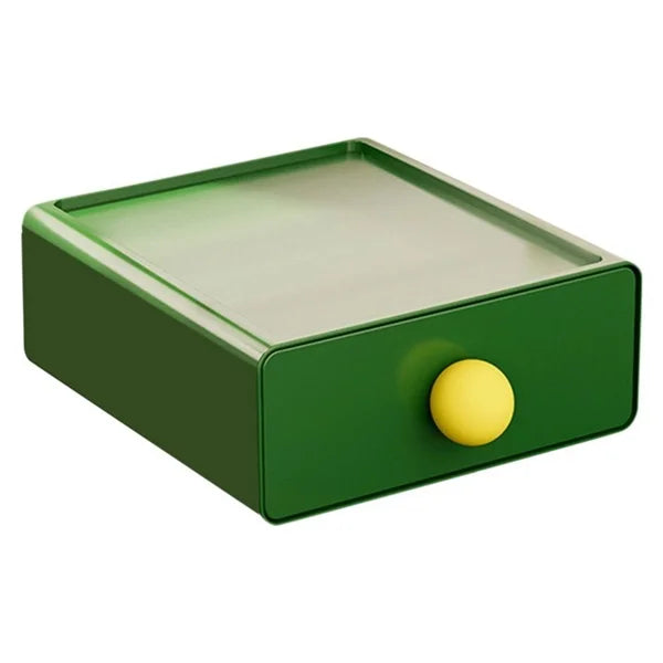 Large Capacity Desk Organizer Box (Random Design) - 1 Pc