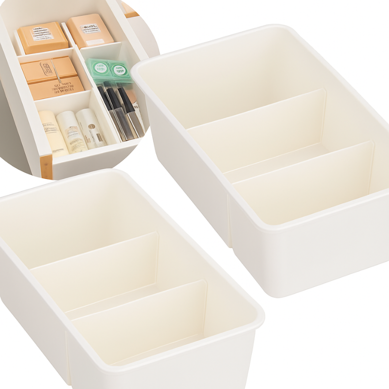 Storage Box with Removable Dividers – Adjustable Organizer for Small Items, Beads, Jewelry & Tools (Pack of 1)
