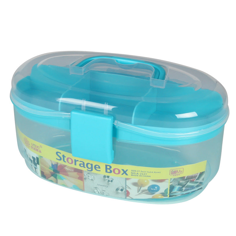 Large Capacity Multipurpose Storage Box – Home & Office Organizer for Accessories (Random color-Pack of 1)