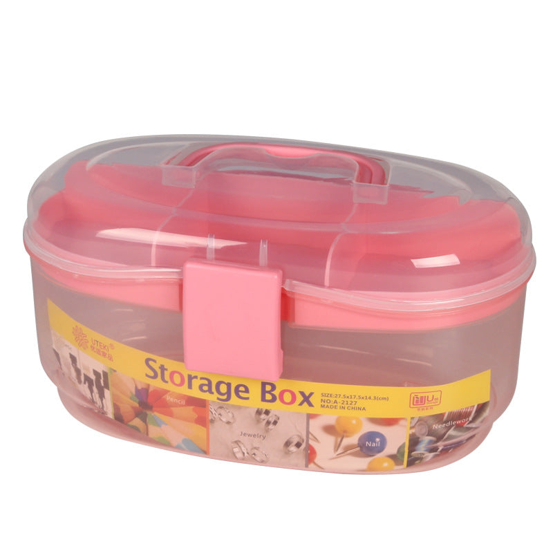 Large Capacity Multipurpose Storage Box – Home & Office Organizer for Accessories (Random color-Pack of 1)