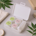 Travel Transparent Contact Lens Case Box- Portable Lens Box for Men and Women ( Pack of 1 )